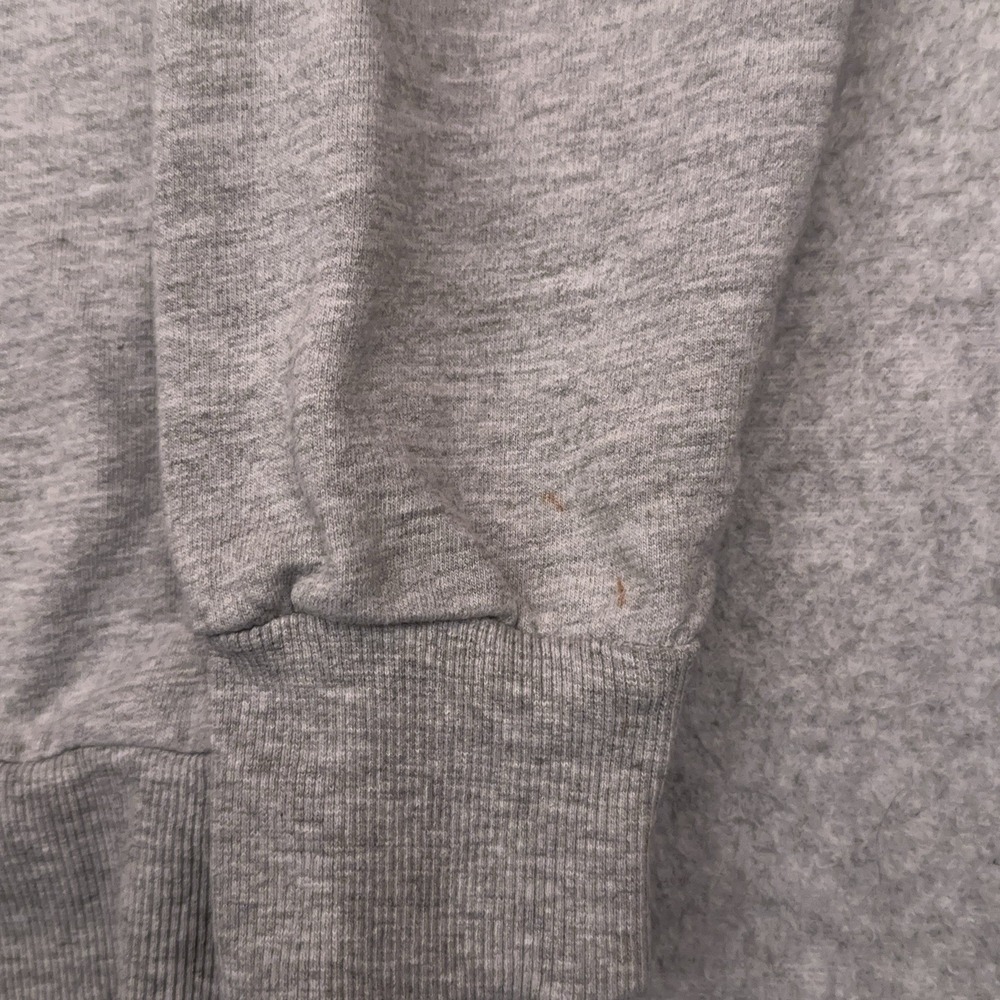 Gymshark Fleece Pullover Hoodie Women's Medium Gray Gym‎ Workout Sweatshirt - Picture 7 of 8
